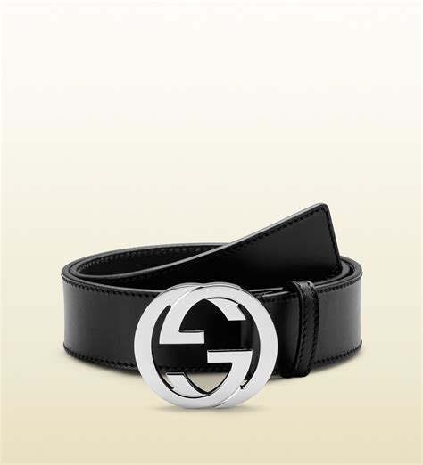 gucci belt men black buckle